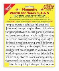 MAGNETIC WORDS FOR YEAR 3, 4 & 5
