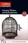 AMAZING THINKERS & HUMANITARIANS COLLINS ENG READERS LEVEL 4 + MP3