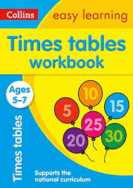 TIMES TABLES WORKBOOK AGES 5-7 EASY LEARNING