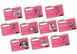 READ WRITE INC. PHONICS: BLACK AND WHITE PINK SET 3 STORYBOOKS MIXED PACK OF 10