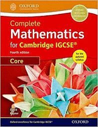 COMPLETE MATHEMATICS FOR CAMBRIDGE IGCSE® STUDENT BOOK (CORE)