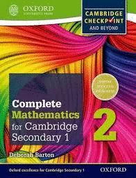 COMPLETE MATHEMATICS FOR CAMBRIDGE LOWER SECONDARY 2: CAMBRIDGE CHECKPOINT AND BEYOND