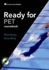 MACMILLAN READY FOR PET STUDENT'S BOOK NO KEY +CD-ROM N/E