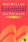 DIC. MACMILLAN ESSENTIAL FOR LEARNERS OF ENGLISH