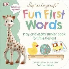 SOPHIE LA GIRAFE FUN FIRST WORDS : PLAY-AND-LEARN STICKER BOOK FOR LITTLE HANDS!