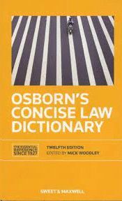 OSBORN`S CONCISE LAW DICTIONARY