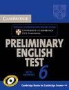 CAMBRIDGE PET PRACTICE TESTS  6 SELF STUDY PACK