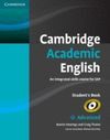 CAMBRIDGE ACADEMIC ENGLISH ADVANCED C1 SB