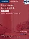 INTERNATIONAL LEGAL ENGLISH SB WITH CD + KEY 2ND ED