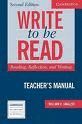 WRITE TO BE READ TB 2ND ED
