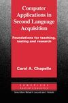 COMPUTER APPLICATIONS IN SECOND LANGUAGE ACQUISITION