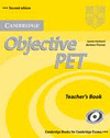 CAMBRIDGE OBJECTIVE PET 2ED TEACHER'S BOOK