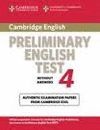 CAMBRIDGE PET PRACTICE TESTS 4 STUDENT'S BOOK