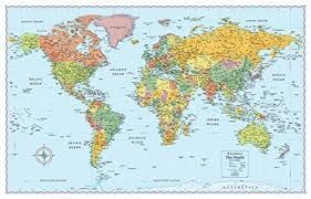 SIGNATURE WORLD FOLDED WALL MAP: MWRF