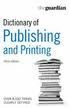 DIC. A&C BLACK OF PUBLISHING AND PRINTING 3RD ED