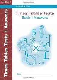 TIMES TABLES TESTS BOOK 1 ANSWERS