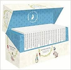 THE WORLD OF PETER RABBIT - THE COMPLETE COLLECTION OF ORIGINAL TALES 1-23 WHITE JACKETS