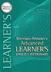 DIC. MERRIAM WEBSTER ADVANCED ENGLISH DICTIONARY