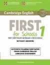 CAMBRIDGE FCE SCHOOLS 2015 PRACTICE TESTS 1 NO KEY