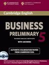 CAMBRIDGE BEC PRELIMINARY 5 SELF-STUDY