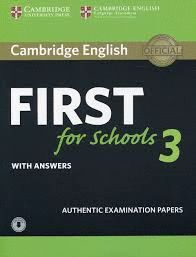 CAMBRIDGE ENGLISH FCE FOR SCHOOLS 3 SELF STUDY