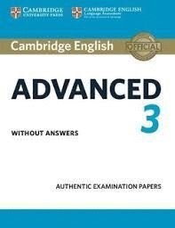 CAMBRIDGE CAE PRACTICE TESTS 3 SB WITHOUT ANSWERS