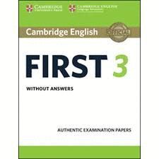 CAMBRIDGE FCE PRACTICE TESTS 3 WITHOUT ANSWERS