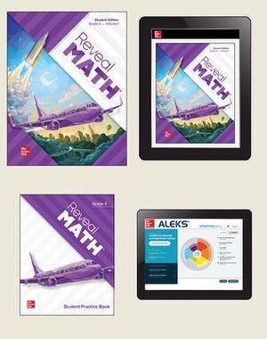 REVEAL MATH, GRADE 5, STUDENT BUNDLE WITH ALEKS, 1-YEAR