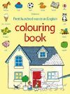 FIRST 100 WORDS IN ENGLISH COLOURING BOOK