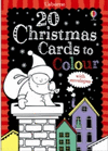 20 CHRISTMAS CARDS TO COLOUR