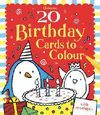 20 BIRTHDAY CARDS TO COLOUR