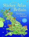 USBORNE STICKER ATLAS OF BRITAIN AND NORTHERN IRELAND