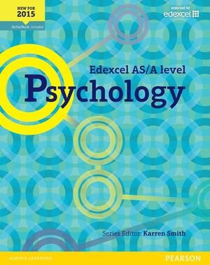 EDEXCEL AS/A LEVEL PSYCHOLOGY STUDENT BOOK + ACTIVEBOOK