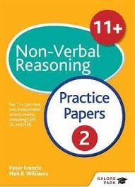 11+ NON-VERBAL REASONING PRACTICE PAPERS 2 : 2