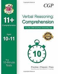 10-MINUTE TESTS FOR 11+ COMPREHENSION (AGES 10-11) - CEM TEST