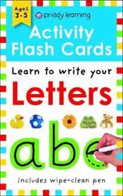 LETTERS WIPE CLEAN FLASHCARDS