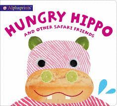 ALPHAPRINTS HUNGRY HIPPO AND OTHER SAFARI FRIENDS
