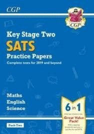 NEW KS2 COMPLETE SATS PRACTICE PAPERS PACK: SCIENCE, MATHS & ENGLISH (FOR THE 2019 TESTS) - PACK 2