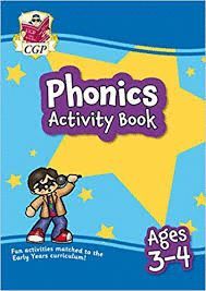 NEW PHONICS HOME LEARNING ACTIVITY BOOK FOR AGES 3-4