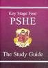 KS4 PSHE STUDY GUIDE
