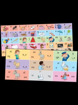 JOLLY PHONICS LETTER SOUND STRIPS : IN PRECURSIVE LETTERS
