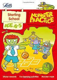 LETTS MONSTER PRACTICE STARTING SCHOOL AGES 4-5