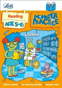 LETTS MONSTER PRACTICE READING AGES 5-6