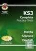 KS3 MATHS-SCIENCE-ENGLISH COMPLETE P.T