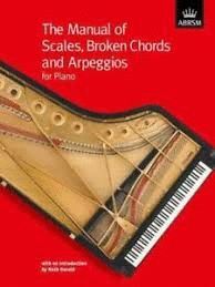 ABRSM MANUAL OF SCALES BROKEN CHORDS (...) FOR PIANO