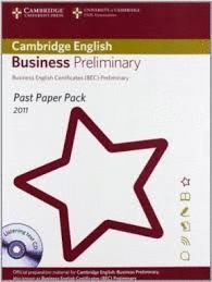 CAMBRIDGE PAST PAPER BEC PRELIMINARY PACK