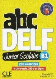 ABC DELF JUNIOR SCOLAIRE - NIVEAU B1 - LIVRE+DVD - 2º EDITION