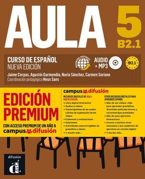 AULA INTERNACIONAL 5 EDICIÓN  PREMIUM LIBRO DEL ALUMNO + CD