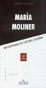 DIC. MARIA MOLINER USO ESPAÑOL CD-ROM