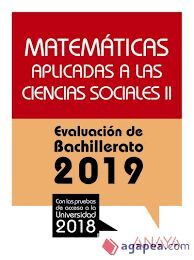 MATEMÁTICAS II APLICADAS A LAS CIENCIAS SOCIALES. EVALUACIÓN DE BACHILLERATO 201